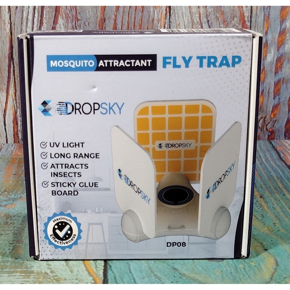 Dropsky Flying Insect Trap DP08 UV Light‎ Sticky Glue Board Mosquito Attractant